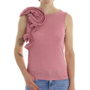 TOP LUREX ROSA